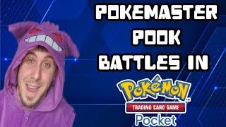 PokeMaster Pook Battles In Pokemon Pocket #pokemonpocket #pokemon #pokemasterpook