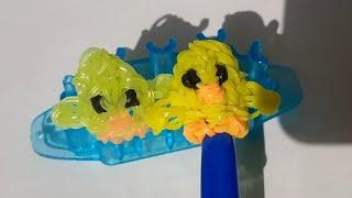 ️ЦЫПЛЁНОК НА РУЧКУ️ из резиночек Rainbow loom〰️ The Nikita 