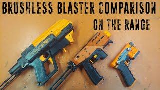 Brushless Blaster Comparison - On the Range!