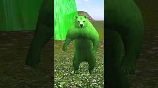 Long Slide Game With Bear  #cartoon #animation #wildanimalgames #bear