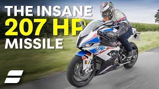 BMW's 207HP Missile: BMW S1000RR M Package Review | 4K