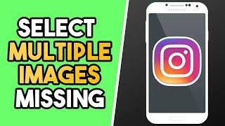 Can't Post Multiple Pictures on Instagram (FIX!)