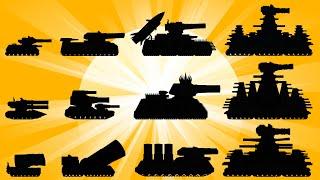All Series: IRON KV99, KING DORIAN, KV44 ICE vs MEGA TANK - Cartoons about tank/Nina tank cartoon