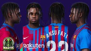 Ansu Fati face By Yeshua Facemaker for PES 2021 PC [ONLY PC/SOLO PC]