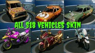 All S18 Vehicles Skins - PUBG MOBILE INDONESIA