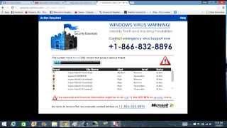 Remove Fake Microsoft Security Essentials Technical Support Scam