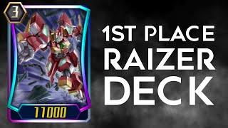 1ST PLACE RAIZER DECK REVIEW + GAMEPLAY | Cardfight Vanguard ZERO