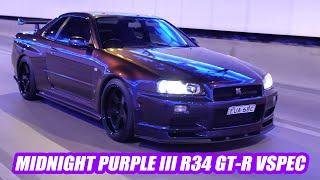 Hitting the Streets of Sydney in a R34 Skyline GT-R Midnight Purple III - 4K Film