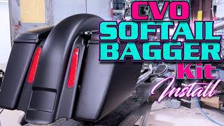 CVO Softail Bagger Conversion Kit Install