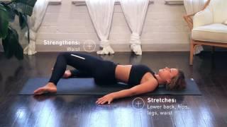 How to do a Lying Hip Rotation stretch