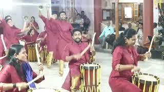 Shinkari Melam At Ayyapa temple Gandhinagar On 25th Year completion of the temple.