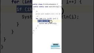 PRINT EVEN NUMBERS (2-METHODS) IN JAVA