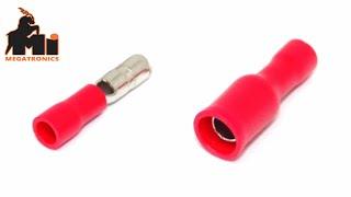 MFRCR-D132S9 | 50pcs Male Female red Insulated Bullet Connector