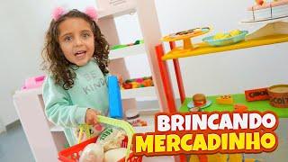 BELLA LISA BRINCANDO DE MERCADINHO COM BEBÊ REBORN - BELLA E LUCCA SHOW