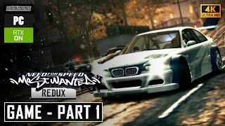 Need for Speed: Most Wanted (2005) REDUX [4K 60FPS] | FULL GAME - Part 1 | Walkthrough 100%