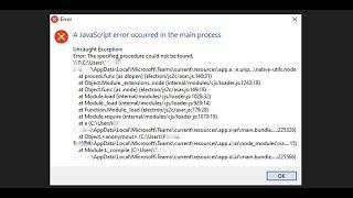 Fix Microsoft Teams Error A JavaScript Error Occurred In The Main Process