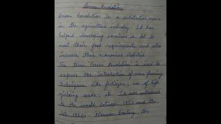 Green Revolution in English/ Green Revolution essay/paragraph on Green Revolution/#greenrevolution