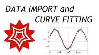 DATA IMPORT and CURVE FITTING in Wolfram Language (Mathematica)