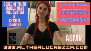 Codes of Truth - Angelic Rays - Full System Clearing/Crystal Cleansing - ASMR