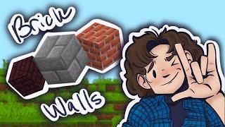 how to build BRICK WALLS (TUFF BRICKS INCLUDED) in minecraft 1.20/1.21 [build tutorial]