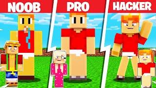 BILLY DE NOOB vs BILLY DE PRO vs BILLY DE HACKER !! Noob vs pro Minecraft Souka