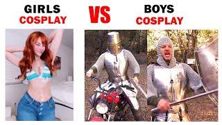 Girls COSPLAY vs Boys COSPLAY #memes #boysvsgirlsmemes