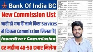 bank of india csp commission chart 2023 | Bank Of India BC me Kitna Commission milta Hai #csp #bc