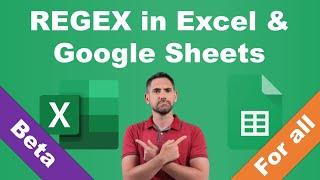 REGEX in Excel and Google Sheets to fix messy text