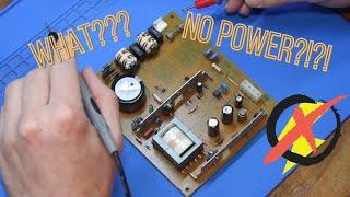 Repairing a PS2 Power Supply: From no light to green light