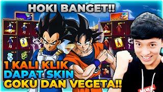 GACHA HOKI BANGET HANYA 1X KLIK LANGSUNG DAPAT SKIN GOKU DAN BEJITA DRAGON BALL !! - PUBG MOBILE