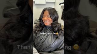 Growing out a relaxer to healthy hair! #atlantahairstylist #sewingtutorial #healthyhairjourney