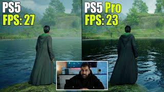 Hogwarts Legacy on PS5 vs. PS5 Pro Comparison | Loading, Graphics, Resolution, FPS Test