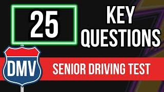 Senior Driving Test Questions Florida Renewals (2024)