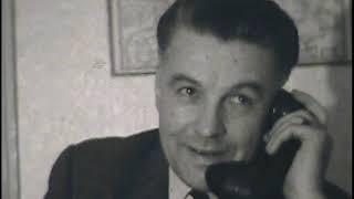 Ukrainian Monarchist Danylo Skoropadsky 1953 home movie clip