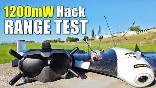 DJI Digital FPV System Maximum Range Test (1200mW Hack) - How Far on 4GLte Parrot Disco?