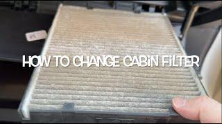 2019-2024 Toyota RAV4: How to change Cabin/Pollen Air Filter