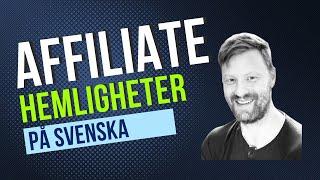 Välkommen till kanalen! Hur man kan skapa inkomster Online - Affiliate Marketing På Svenska