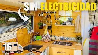 Sin ELECTRICIDAD en un vehículo camperizado | Día 16 de 30