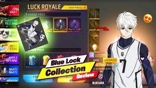 BLUE LOCK EVENT BUNDLES REVIEW  | FREE FIRE X BLUE LOCK COLLABORATION | FREE FIRE NEW EVENT .