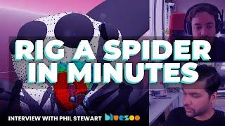 Rig a spider in minutes! VR rigging & skinning with Phil Stewart (R&D Blue Zoo Animation Studio)