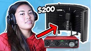 Cheap Home Studio For Singing!
