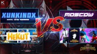 Marvel: битва чемпионов. Битва Ютуберов : moscow. and pro100bonus vs hekut and unkind