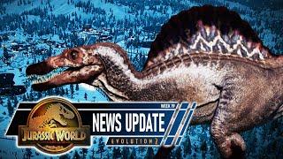 JWE2 NEWS | DINOSAUR FROSTBITE | Jurassic World Evolution 2 News