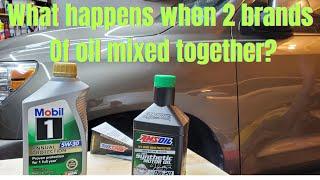 Amsoil vs Mobil 1 mixing together bad idea. Amsoil signature series vs Mobil 1 annual protection