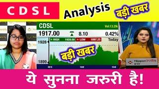 CDSL Share Latest News Today | CDSL Share News Today | CDSL Share News | CDSL Share #cdslshare