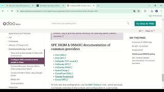 Odoo - Setup SPF, DKIM, DMARC Records | Domain Authentication Guide