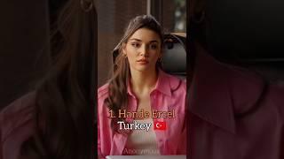 Top 10 most beautiful Turkish actresses #top10#beautiful #turkish#actress#handeercel#hazalkaya#viral