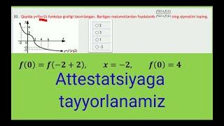 Attestatsiya 2022. Matematika. #attestatsiya. #matematika