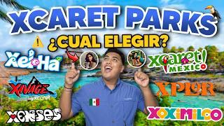 XCARET PARKS  ¿CUAL ELEGIR?  GUIA COMPLETA y PRECIOS | Xel-Há, Xplor, Xenses, Xoximilco, Xavage