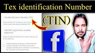 Tex identification number Tin, facebook Star Setup